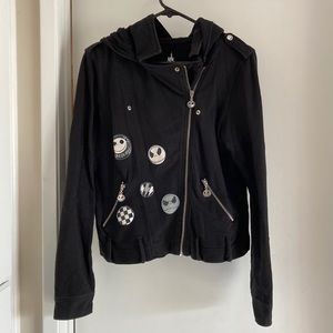 DISNEYLAND Jack Skellington Moto Hoodie